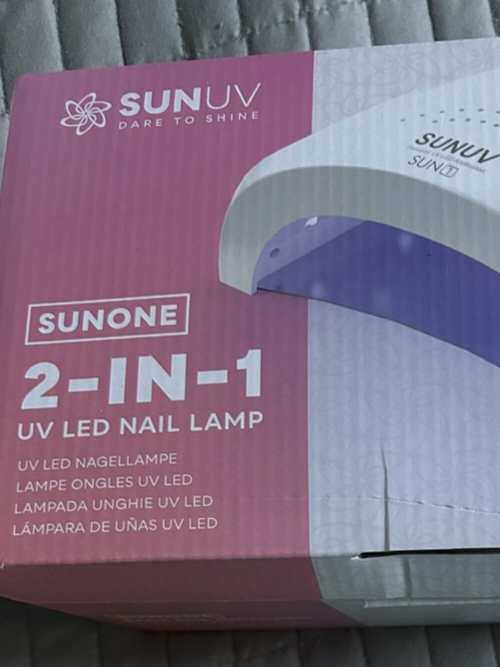 SUNUV UV LED Nail Lamp, Gel Light for Nail Polish UV Dryer with 3 Timers SUNone